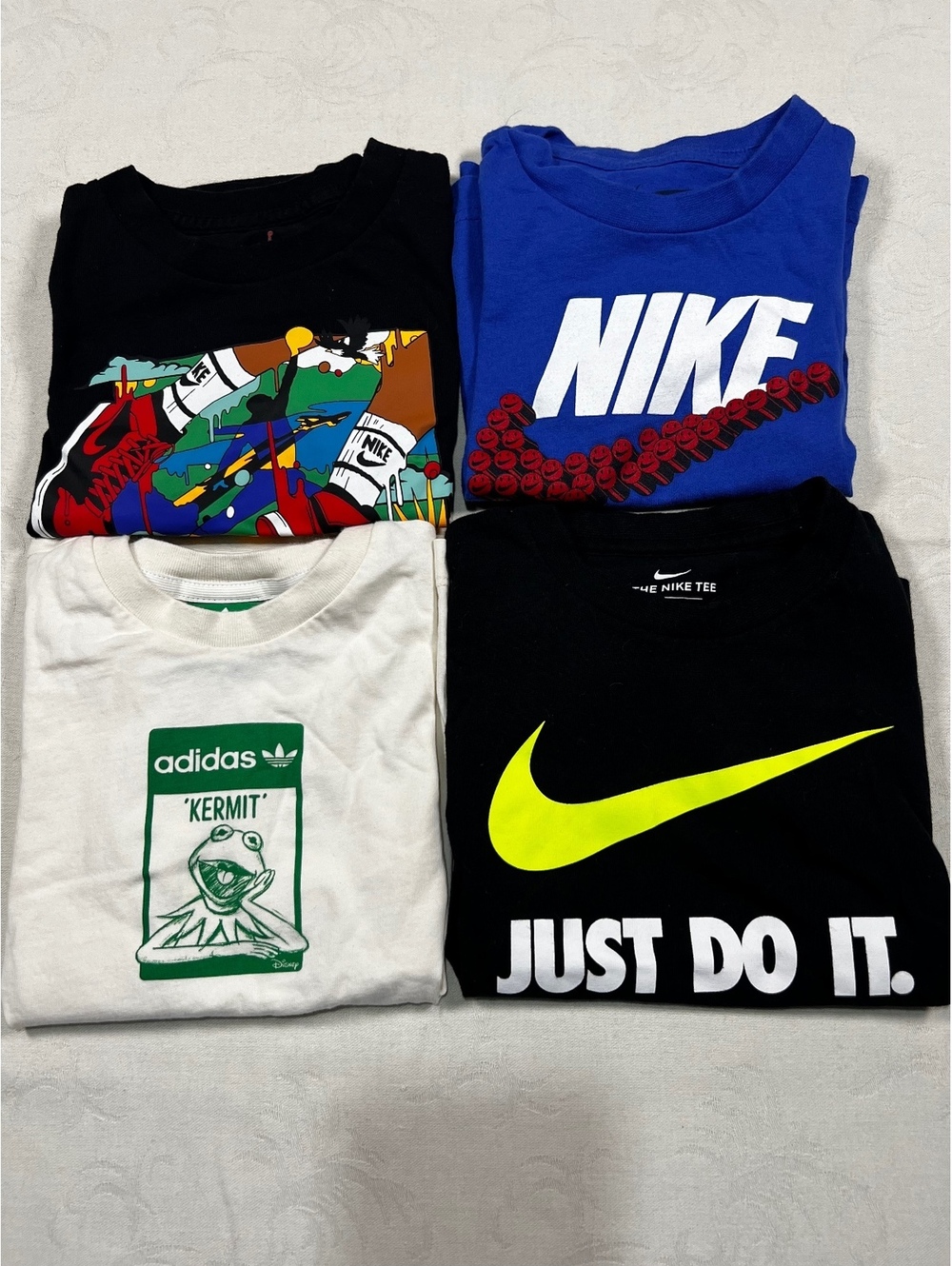 Lot of 4 Nike Jordan Adidas Kids Size 3T Multicolor